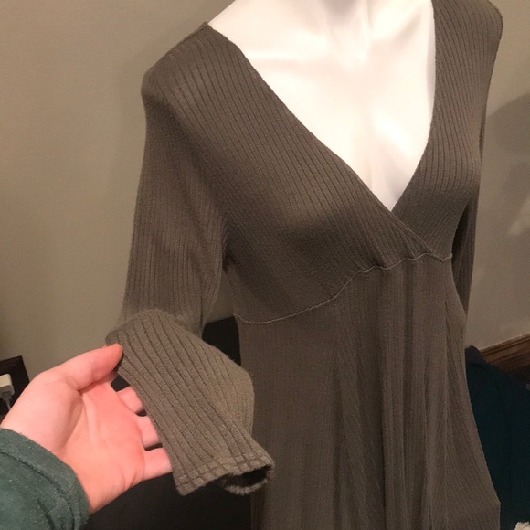 American Eagle 🦅 Large Olive Dress - Picture 3 of 5